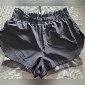 Gymshark Women’s Black Athletic Shorts with Drawstring Waist